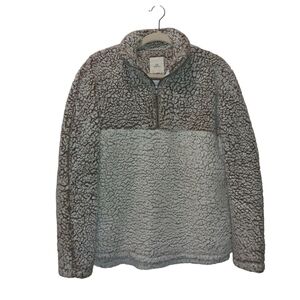 Thread+Supply Ladies Long Sleeve Sherpa Fleece Pullover- size M